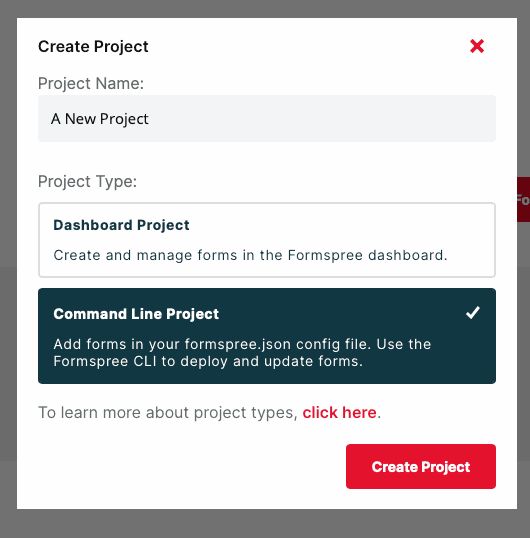 Formspree sign up