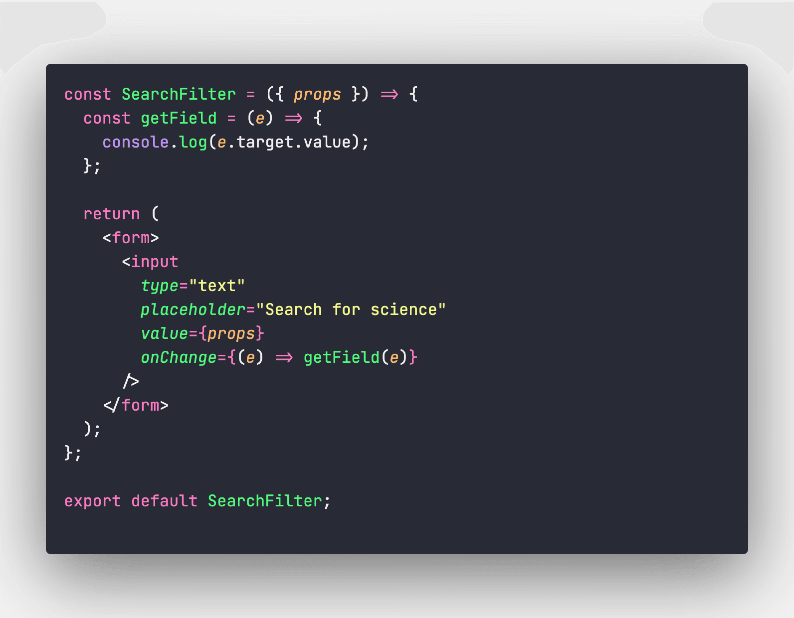 Search Filter base